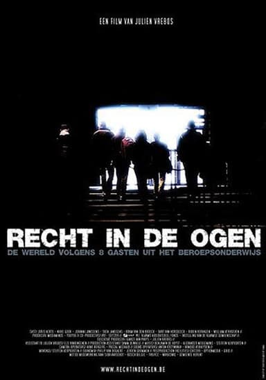 Recht in de ogen poster