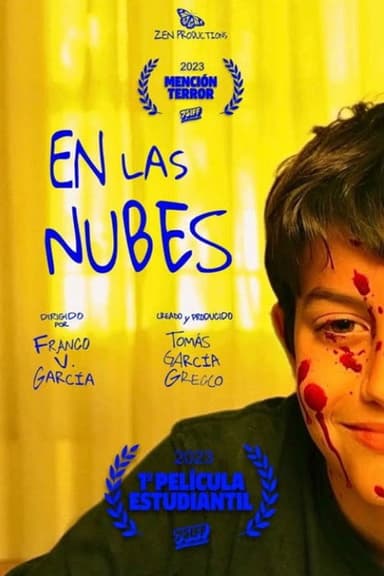 En las nubes poster