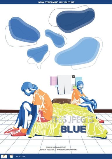 This Jpeg Is Blue poster