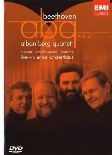 Alban Berg Quartett - Beethoven String Quartets Vol.2 poster