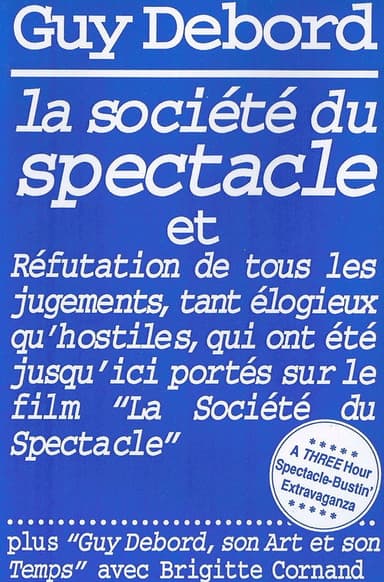 Guy Debord, son art et son temps poster