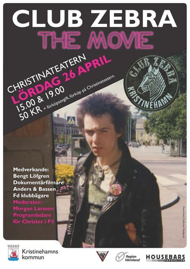 Club zebra poster