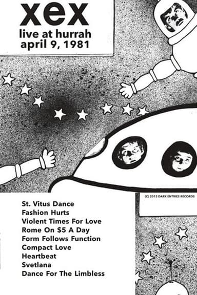 XEX: Live at Hurrah poster