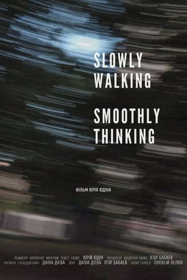 Slowly Walking, Smoothly Thinking poster