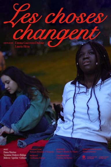 Les choses changent poster