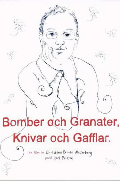 Bomber och granater, knivar och gafflar poster
