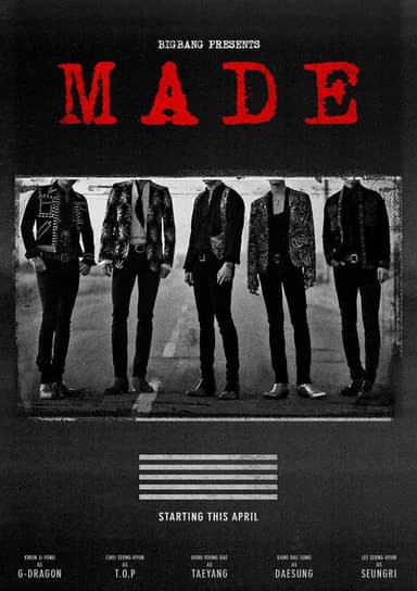 Big Bang Made Tour 2015: First Show poster