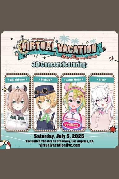 oshiSPARK presents Virtual Vacation poster