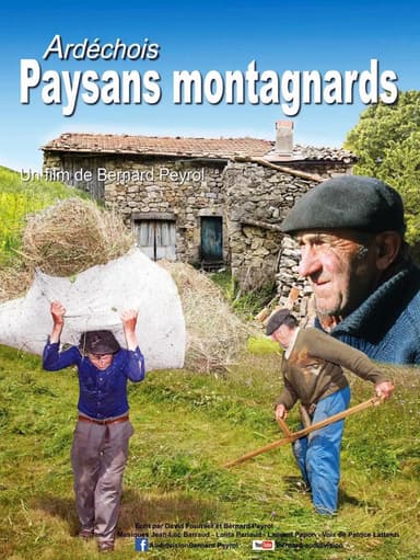 Ardéchois paysans montagnards poster