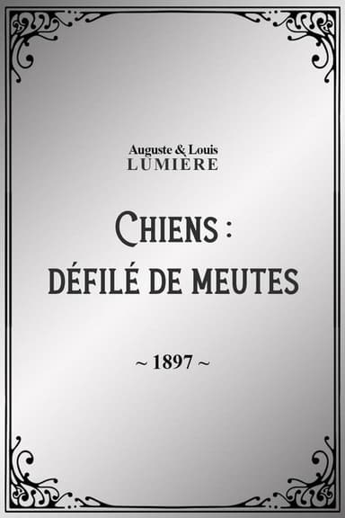Chiens : défilé de meutes poster