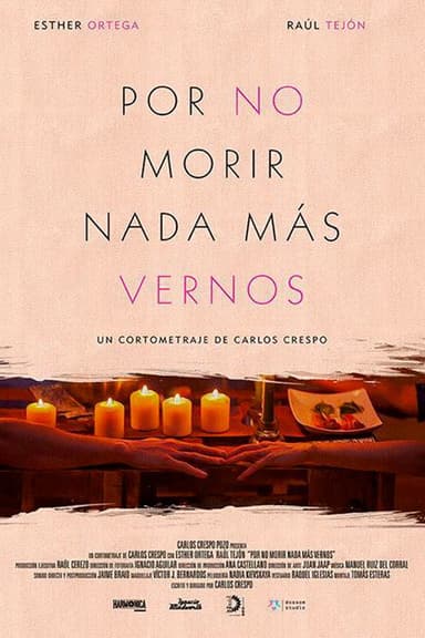 Por No Morir Nada Mas Vernos poster