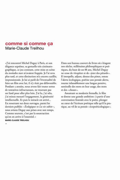 Comme si, comme ça poster