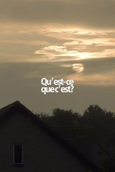 Qu'est-ce que c'est? poster