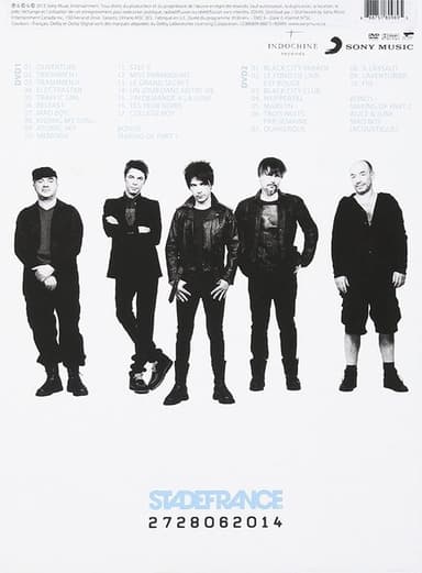Indochine - Black City Concert - Stade de France 2014 poster