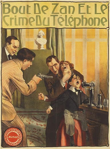 Bout-de-Zan et le crime au téléphone poster