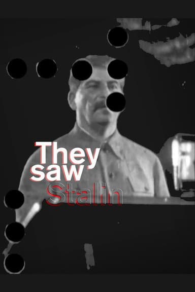 They Saw Stalin poster