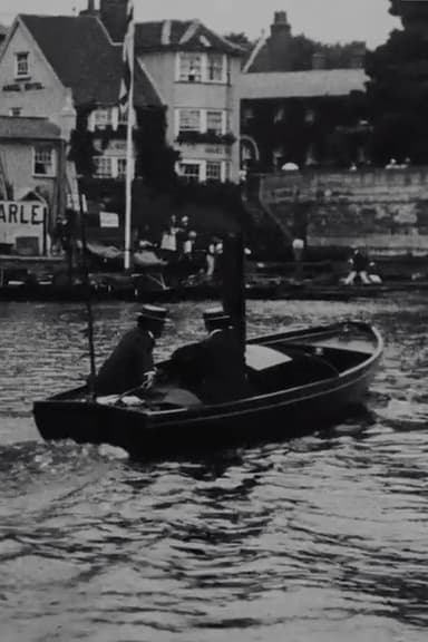 Thames River Scenery - Panorama of the Crowded River poster