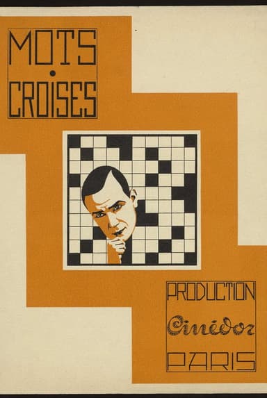 Mots croisés poster