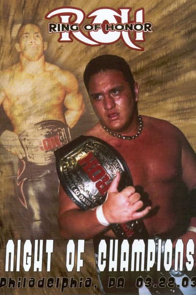 ROH: Night of Champions poster