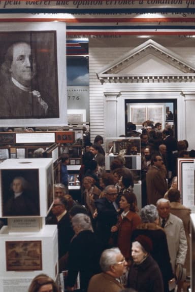 The World of Franklin and Jefferson: The Opening Of An Exhibition poster