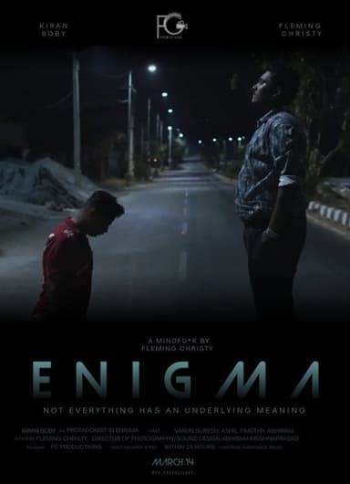 ENIGMA - shattered reality poster