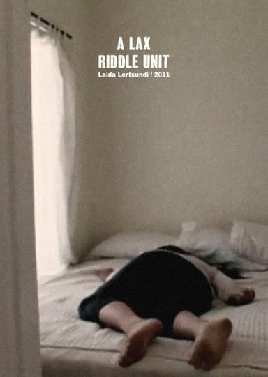 A Lax Riddle Unit poster