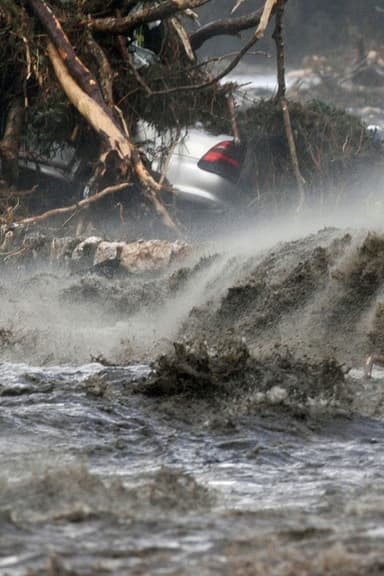 The Great Devon & Cornwall Floods poster