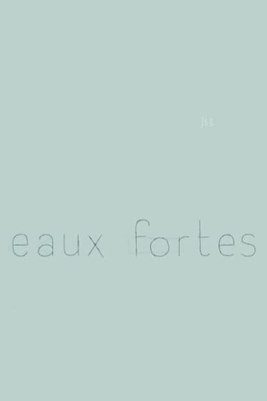 Eaux fortes poster