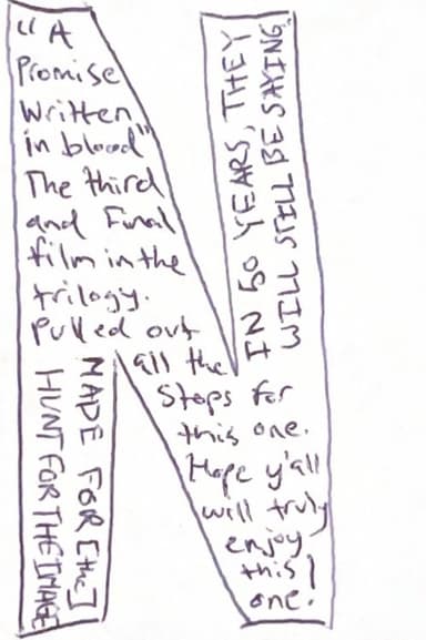 A Promise Written in Blood poster