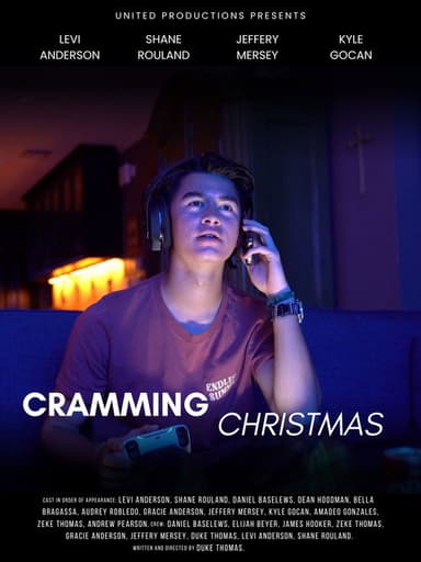 Cramming Christmas poster