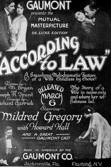 According to Law poster