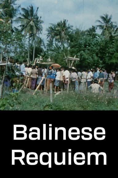Balinese Requiem poster