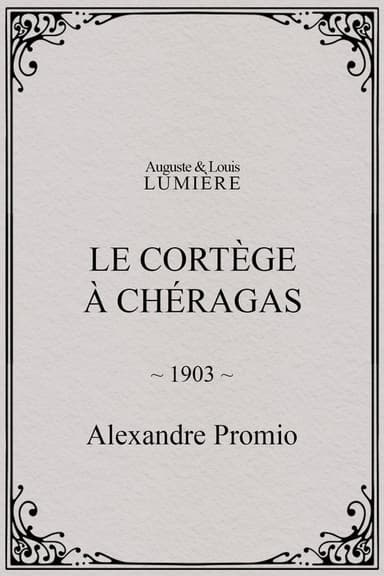 Le cortège à Chéragas poster