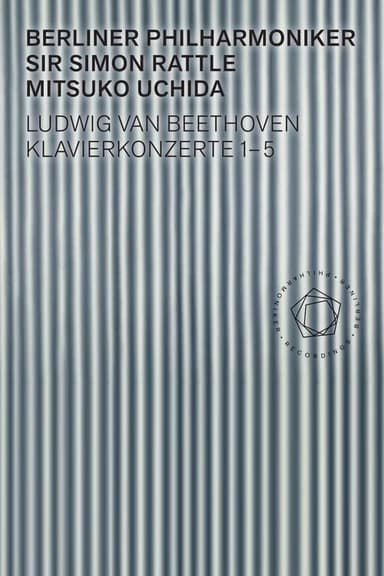 Beethoven: Piano Concertos 1-5 - Uchida, Rattle poster