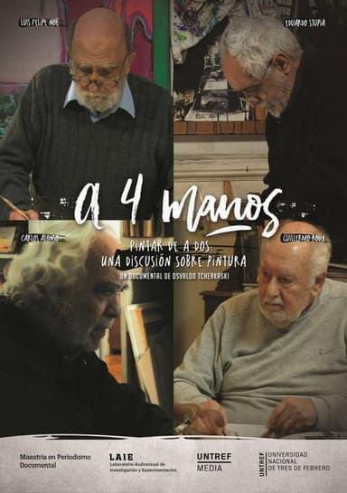 A 4 manos poster