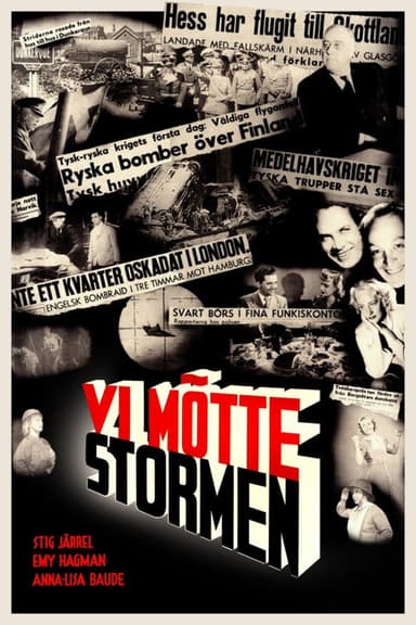 Vi mötte stormen poster