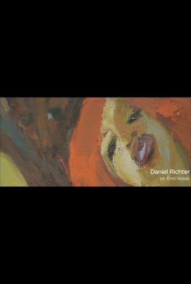 Daniel Richter on Emil Nolde poster
