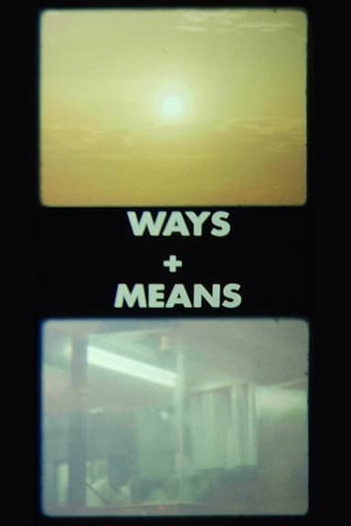 Ways + Means poster