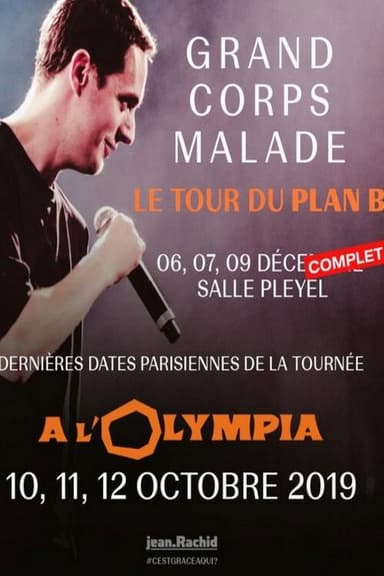 Grand Corps Malade - Le tour du plan B poster