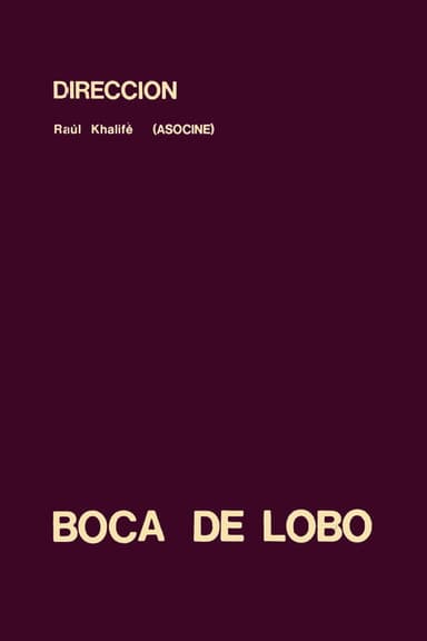 Boca de Lobo, Simiatug poster
