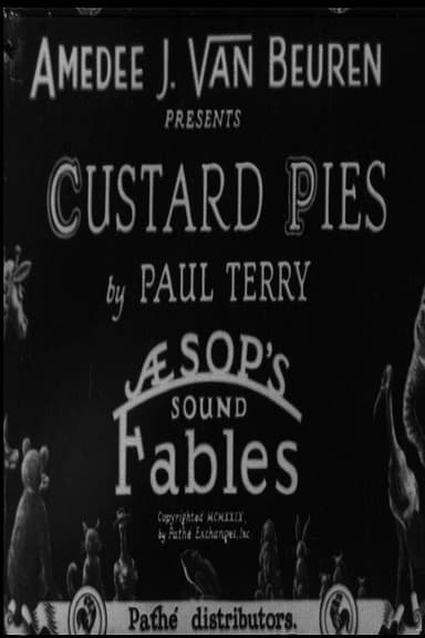 Custard Pies poster