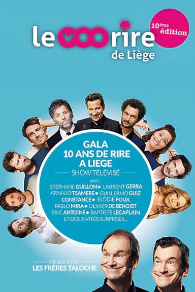 Festival du rire de Liège : les 10 ans poster