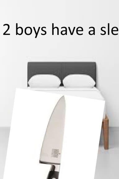 2 boys have a sleepover and the third one kills them poster