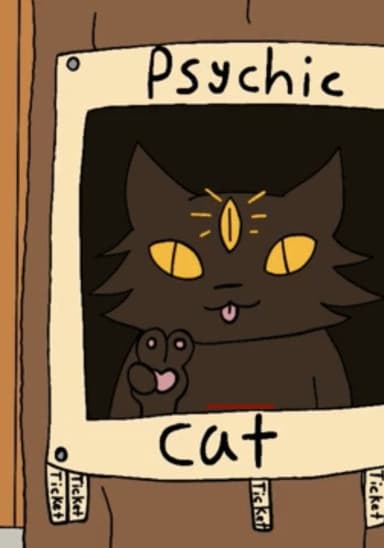 Psychic Cat poster