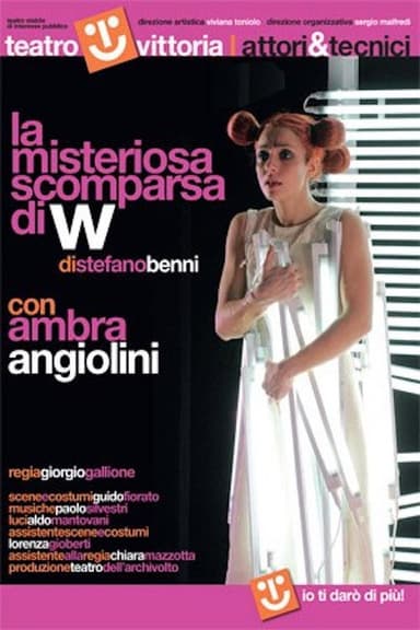 La misteriosa scomparsa di W poster