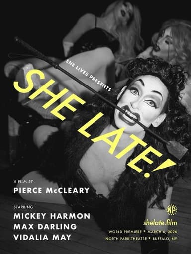 SHE LATE! poster