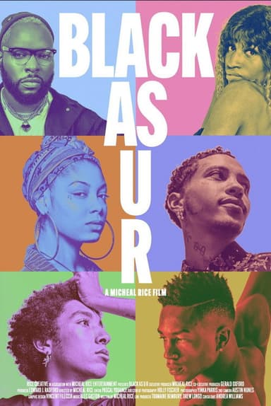 BLACK AS U R poster