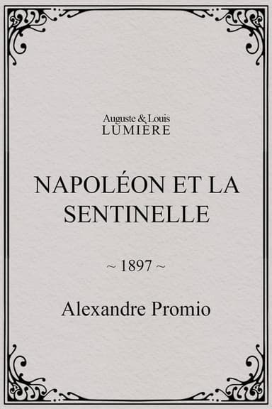 Napoléon et la sentinelle poster