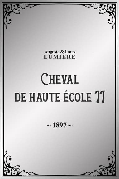 Cheval de haute école, II poster