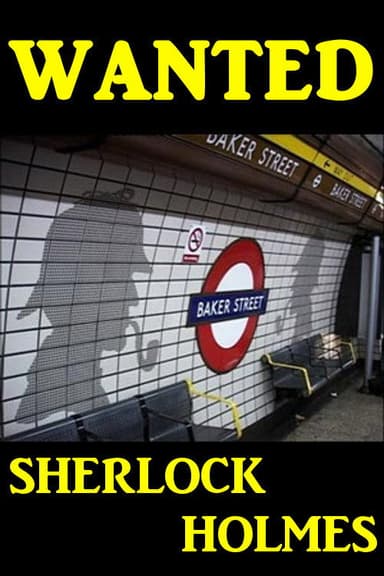 Wanted Sherlock Holmes poster